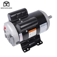 3450 Rpm 5HP Air Compressor Motor 54421193 For Ingersoll Rand 7/8'' Shaft 1Phase