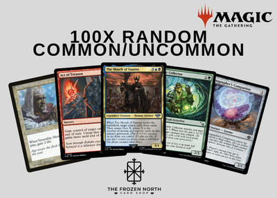 MTG 100x Common/Uncommon : Near Mint Only From Random Sets No Duplicates