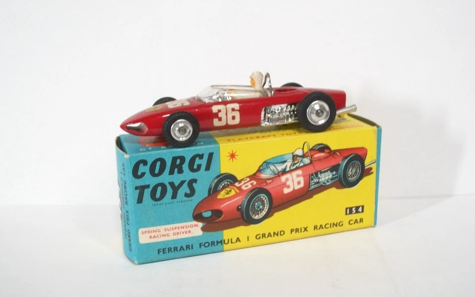 Corgi Toys Nr. 154 Ferrari Formel 1 Car mint/boxed 1:43 - Bild 2 von 4