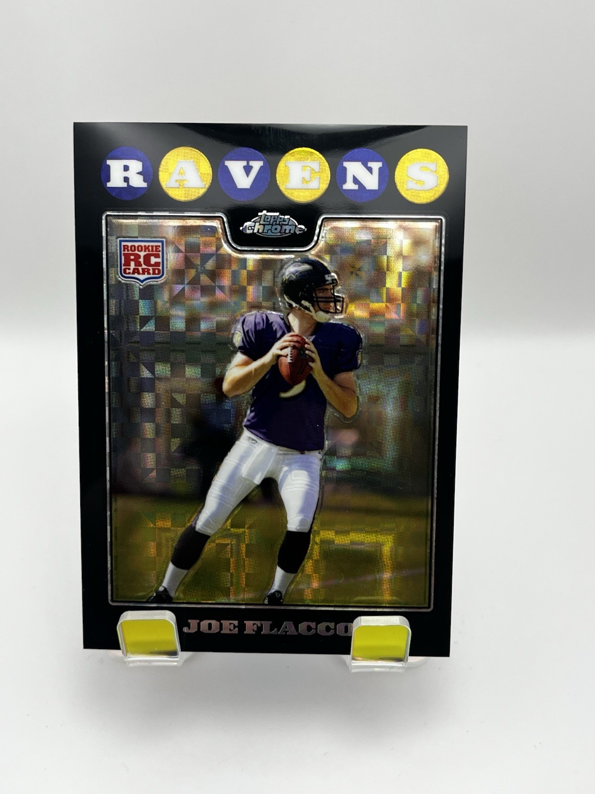 2008 Topps Chrome - Joe Flacco #TC170 X-Fractor (RC)🚨