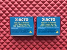 2  X-ACTO® No. #16 Bulk Pack 100 Blades for X-Acto Knives For Cell Phone Repair 