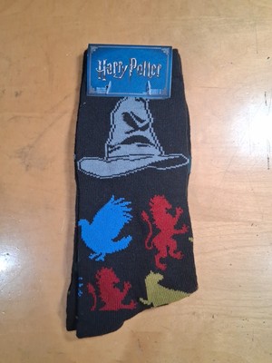 *NEW* HARRY POTTER Crew Socks, Size 6-12 (RN#91659) Warner Bros, HYP