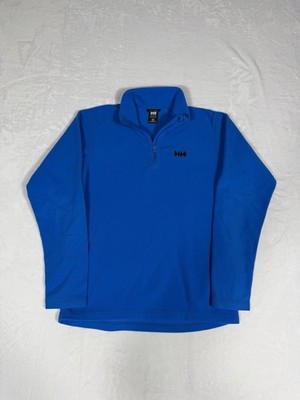 Helly Hansen Fleece Polartec Quarter Zip Pullover Jacket Hiking Mid Layer