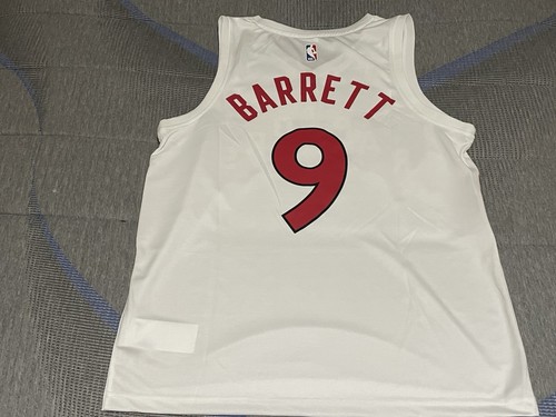 Nike RJ Barrett White Toronto Raptors Association Swingman Jersey sz S M - Picture 2 of 2