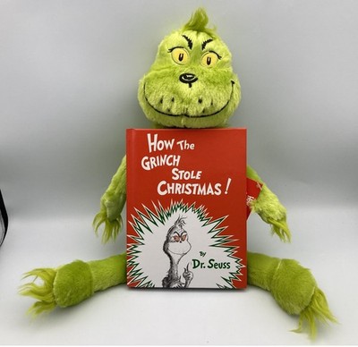 Kohl's Cares HOW THE GRINCH STOLE CHRISTMAS Plush Stuffed Book Dr Seuss
