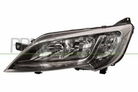 Hauptscheinwerfer Faro FT9324934 Prasco FüR Fiat, Schwarz, Links