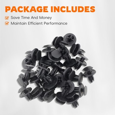 For Mazda BGV456145 Radiator Support Splash Shield Clip Nylon Push