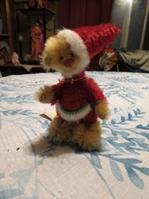 ADORABLE DEB CONHAM ARTIST DESIGN "FLUMP SANTA" MINIATURE MOHAIR BEAR  347