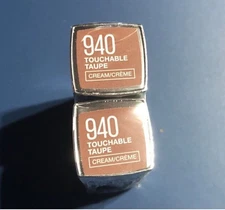 2 Pack - Maybelline Color Sensational Cream Lipstick - 940 Touchable Taupe - NEW