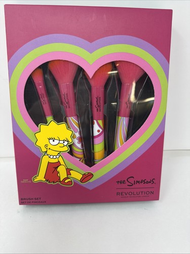 LOTTO 5 Simpsons Summer Of Love Revolution set trucco pennello borsa cosmetica ombra - Foto 12 di 13