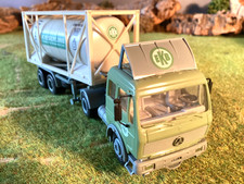 Herpa LKW Sattelzug Tankcontainer EKB Kieserling Mercedes 1:87 H0