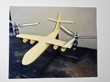 1971 Bell D-270B Wing Tunnel VTOL Experimental Model 8x10 Photograph Vintage