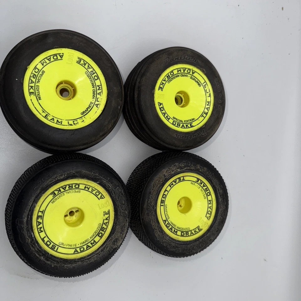 Vintage Team Losi XXXNT XXXT Adam Drake  Special Edition  Tires And Wheels TLR - Image 4 of 4