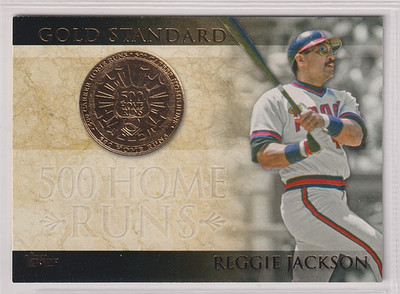 2012 Topps Gold Standard #GS10 Reggie Jackson - Angels - 984   