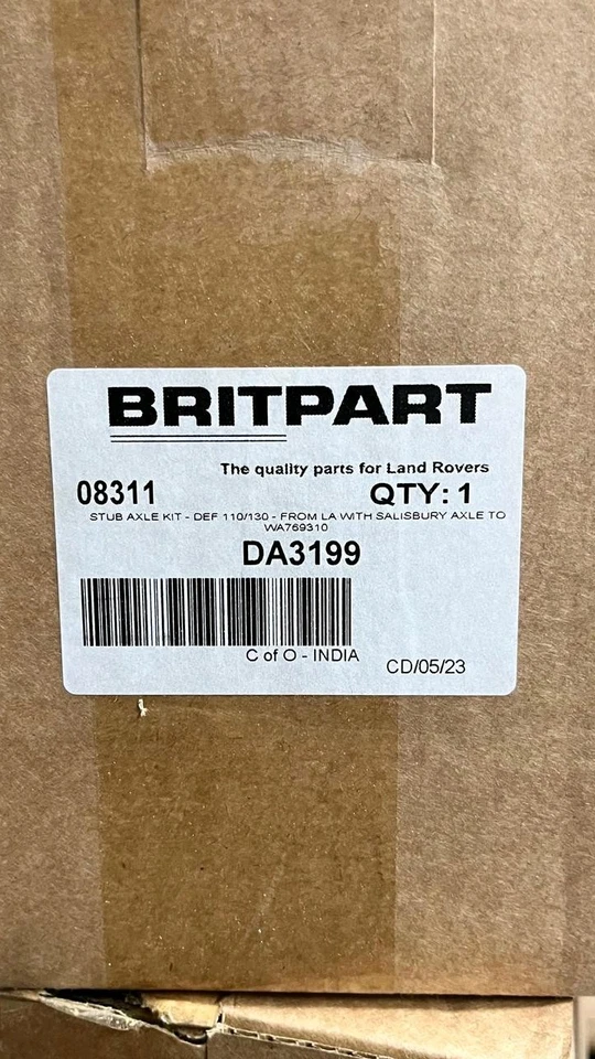 Stub Axle (Achsstummel/Achsschenkel) Kit - Defender 110/130 - DA3199 - Bild 2 von 3