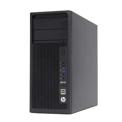 HP Z240 Workstation Office PC Tower Intel Core i5 16GB RAM 512GB SSD Win11 +WLAN
