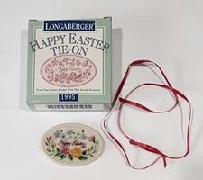 Vtg Longaberger Easter Tie-On 1995 New