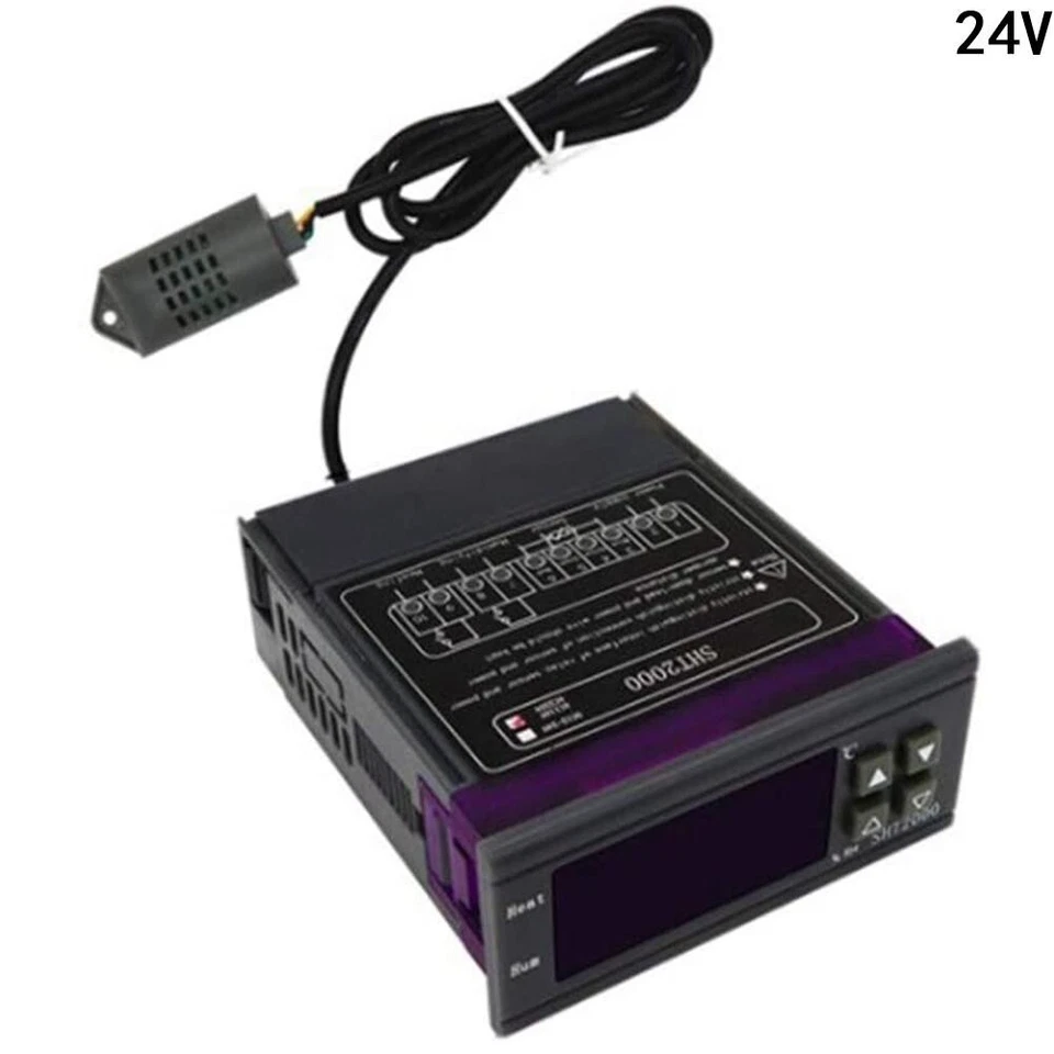 Hochpr?ziser Temperatur- und Luftfeuchtigkeitsregler SHT2000 Digitaldisplay