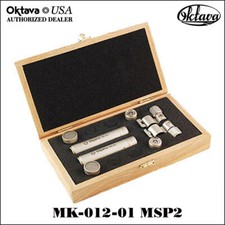Oktava - MK-012-01 MSP2 Silver - Matched Stereo Pair - New - Wood Jewelers Box