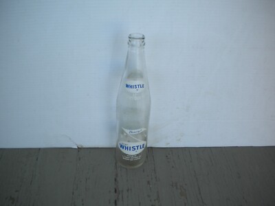 Vintage 1960s Thirsty Just Whistle ACL Super 16 Oz. Soda Bottle Granite City IL