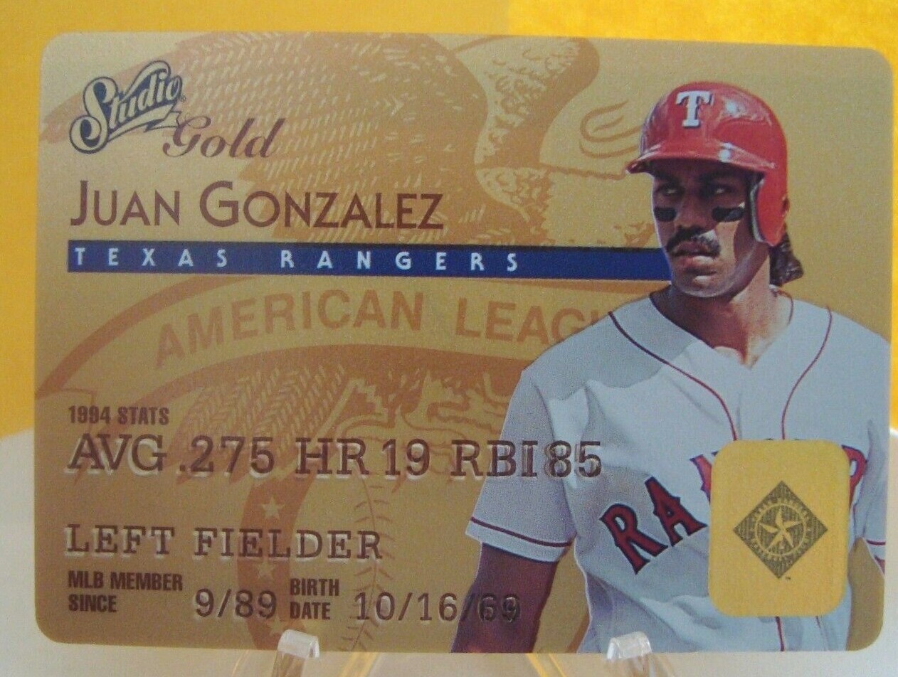 JUAN GONZALEZ baseball cards - rookie, base & inserts - *You Pick* Texas Rangers - Picture 22 of 49