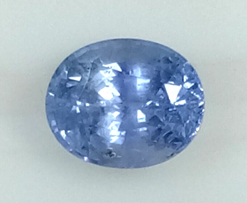 NATURAL SRILANKA BLUE SAPPHIRE 3.02 Cts BEAUTIFUL COLOR LUSTER OVAL LOOSE STONE - Image 3 of 4