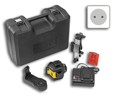 STABILA Multilinien-Laser LAX 600 7-teilig, mit Akku und Ladegerät