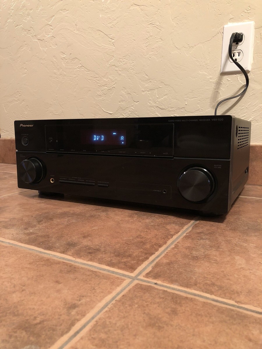 Pioneer VSX-520 5.1 Channel A/V Receiver Dolby True HD DTS-HD HDMI