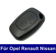 2Tasten Ersatz Schlüssel Gehäuse für Renault Kangoo Clio Nissan Interstar Opel 