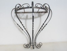 Antique Iron Wall Planter Holder Table Rack French Mount Trough Plant Pot Plinth