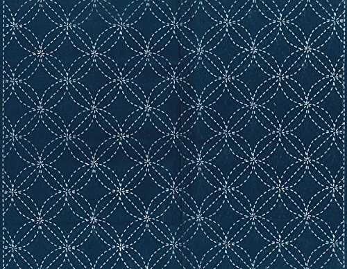 Nazca Sashiko Panno Indigo 2 Cloisonne Da Giappone #wl8
