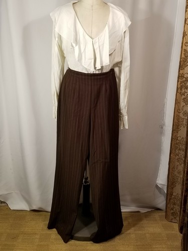 Worthington Stretch Striped Brown/Cream 