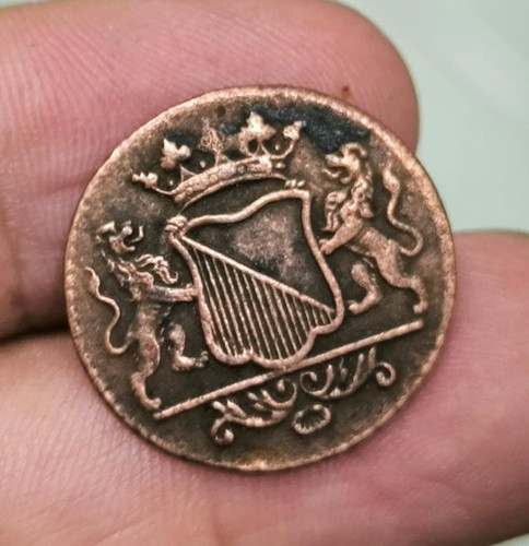 1742 Dutch Netherlands Voc 1 Duit New York Penny Utrecht Grade Coin_O27 - Picture 4 of 4
