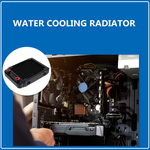 2 Pcs Water Cooling Radiator Liquid Cooler Cpu Computer Heat Sink - Afbeelding 5 van 12