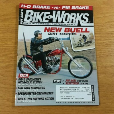 BIKE WORKS Motorcycle Magazine Vintage Issue From April 2006