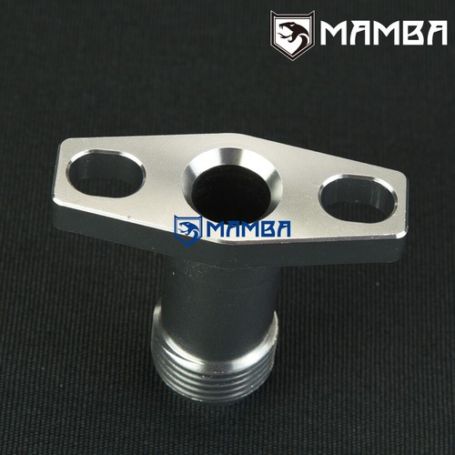 52mm Length 10AN Turbo Oil Return Drain Flange / Garrett GT3076R GTX3076R US - Picture 3 of 7