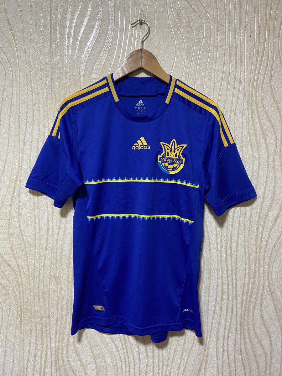 UKRAINE 2012 2013 AWAY FOOTBAL SHIRT SOCCER JERSEY ADIDAS X11605