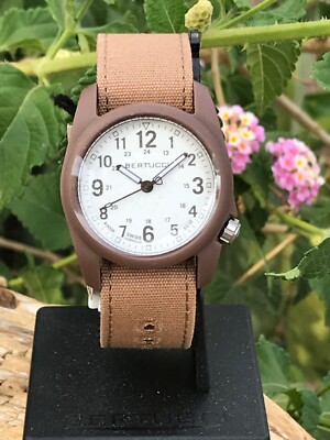 Bertucci DX3 Field Watch Brown Composite Case/Bezel Sahara Brown 