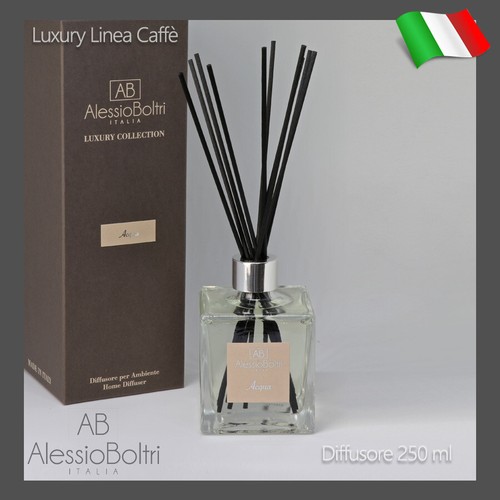 DIFFUSORE PROFUMO CASA AMBIENTE A BASTONCINI 250ML LUXURY ESSENZA ACQUA |  eBay