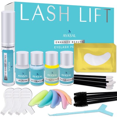 Ayasal Lash Lift Eyelash Perming Kit Long Lasting Curl Exp 10/25 NEW