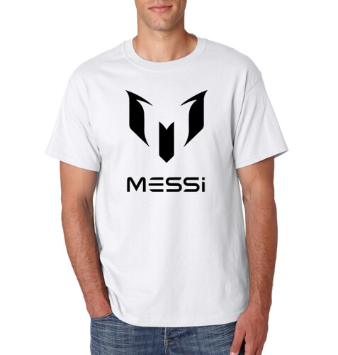 MESSI Logo T-Shirt Argentina Barcelona FCB #10 Leo Football Soccer