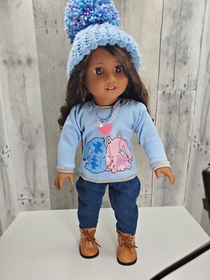 T-Shirt, Pant Outfit, Love Each Other Pant Outfit & Accessories, for 18'' Dolls