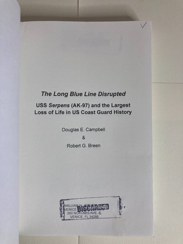The Long Blue Line Disrupted: AUTOGRAPHED, Breen, Robert G. Paperback - Imagen 2 de 6