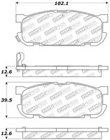 StopTech 309.08910 StopTech Sport BremsbeläGe FüR 01-05 Miata
