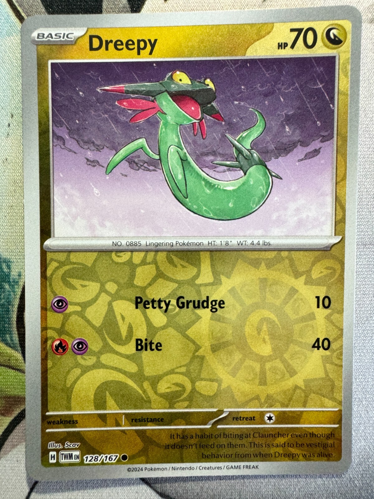 Dreepy Reverse Holo English Pokemon TCG BKS661