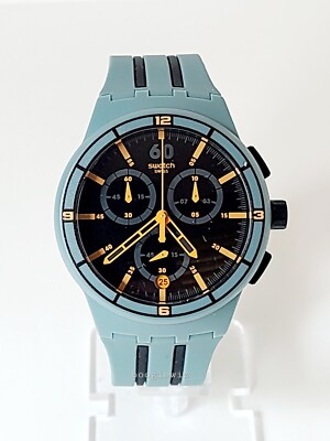 SWATCH, SWISS MADE, ''XX SPEED'' MEN'S CHRONOGRAPH WATCH,  SUSG401, NEW IN BOX
