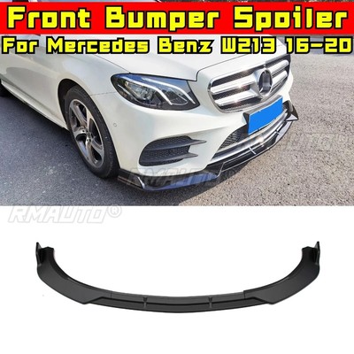 For Mercedes Benz E-Class W213 2016-2020 Car Front Bumper Lip Splitter Body Kit