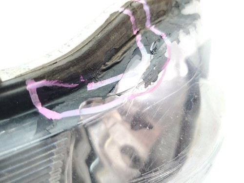 Damage Head Light Headlight WR450F 2013 WR 450 F Yamaha 12-15 #822 - Picture 2 of 9