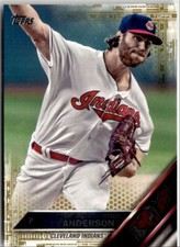 2016 Topps Update Gold Cody Anderson #772/2016 Cleveland Indians #US264