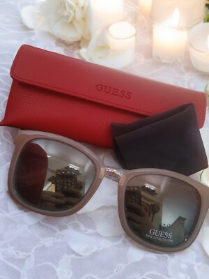NEW Guess Sunglasses with Case and Cloth Guess Blue and Brown Aviator Sunglasses with | Mercari main image 2